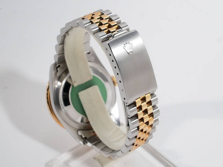 ロレックス デイトジャスト サンダーバード Ref.16263 ステンレススチール/イエローゴールド ブラック文字盤 ジュビリーブレスレット