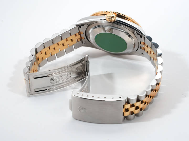 ロレックス デイトジャスト サンダーバード Ref.16263 ステンレススチール/イエローゴールド ブラック文字盤 ジュビリーブレスレット