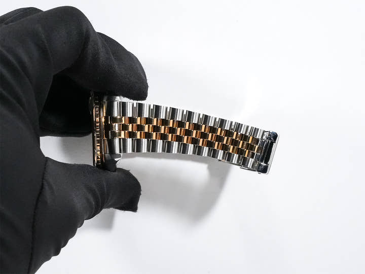 ロレックス デイトジャスト サンダーバード Ref.16263 ステンレススチール/イエローゴールド ブラック文字盤 ジュビリーブレスレット