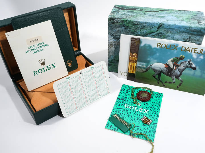 ロレックス デイトジャスト サンダーバード Ref.16263 ステンレススチール/イエローゴールド ブラック文字盤 ジュビリーブレスレット