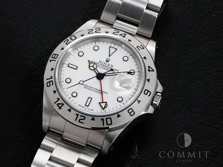 Rolex Explorer II Ref. 16570 Stainless Steel White Dial
