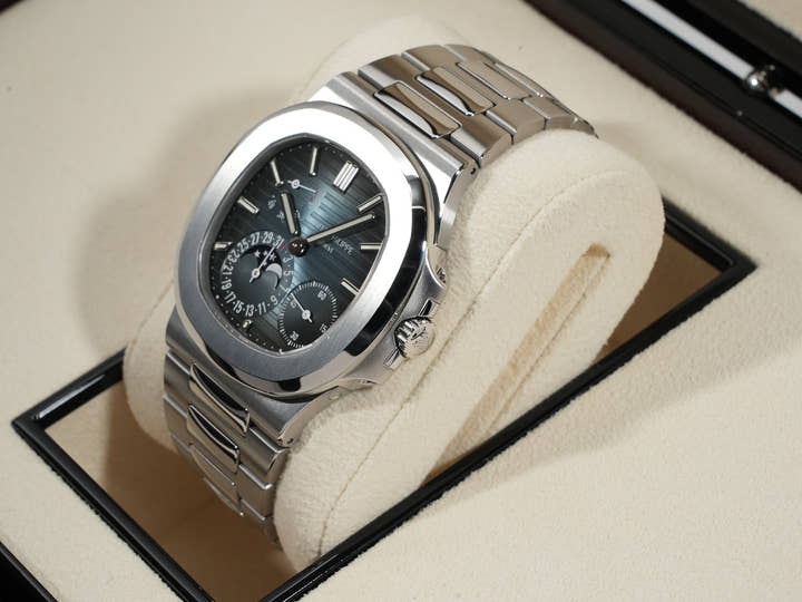 Patek Philippe Nautilus Petite Complication Ref. 5712/1A-001 Stainless Steel Blue Dial