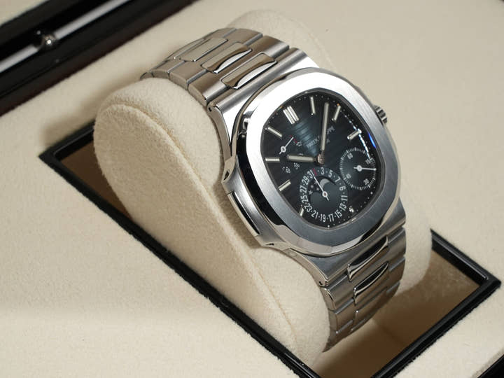 Patek Philippe Nautilus Petite Complication Ref. 5712/1A-001 Stainless Steel Blue Dial