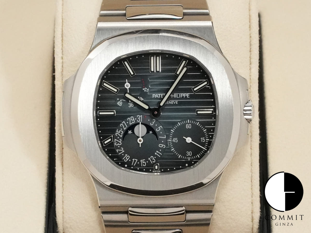 パテックフィリップ ノーチラス プチコンプリケーション Ref.5712/1A-001 ステンレススチール ブルー文字盤