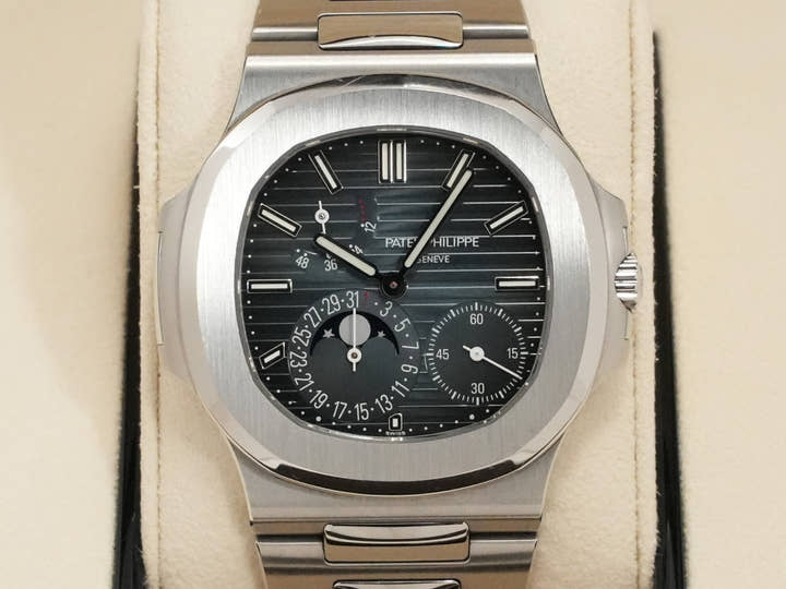 パテックフィリップ ノーチラス プチコンプリケーション Ref.5712/1A-001 ステンレススチール ブルー文字盤