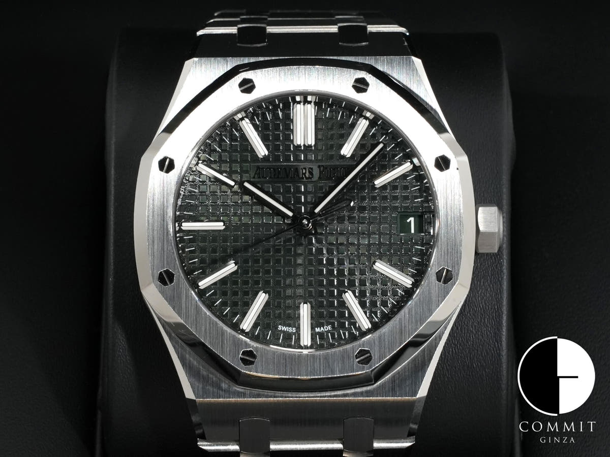 Audemars Piguet Royal Oak 50th Anniversary Ref. 15510ST.OO.1320ST.04 Stainless Steel Khaki Green Dial