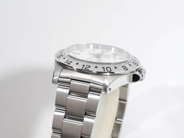 ロレックス エクスプローラーII Ref.16570 ステンレススチール ホワイト文字盤