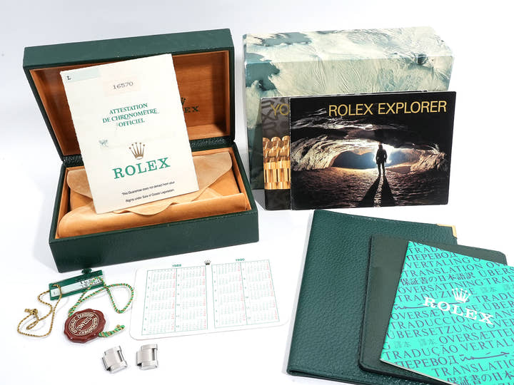 ロレックス エクスプローラーII Ref.16570 ステンレススチール ホワイト文字盤