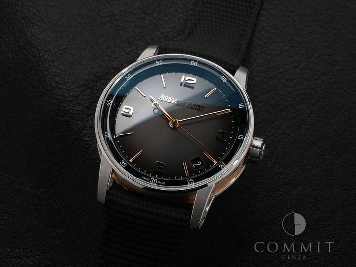 オーデマピゲ CODE 11.59 バイ オーデマ ピゲ Ref.15210CR.OO.A002CR.01 ホワイトゴールド/ピンクゴールド グレーラッカー文字盤