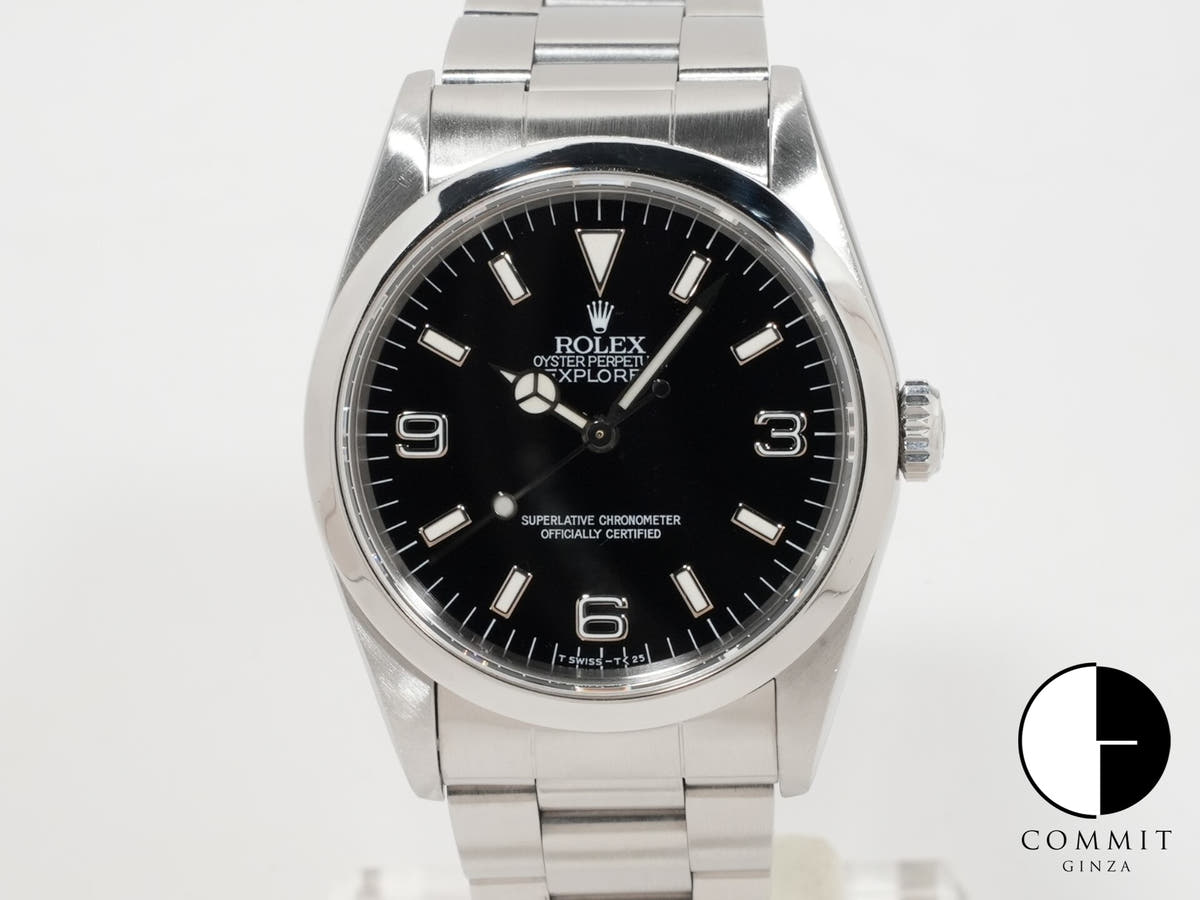 ロレックス エクスプローラーI Ref.14270 ステンレススチール ブラック文字盤