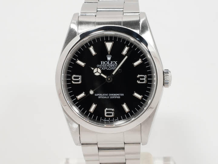ロレックス エクスプローラーI Ref.14270 ステンレススチール ブラック文字盤