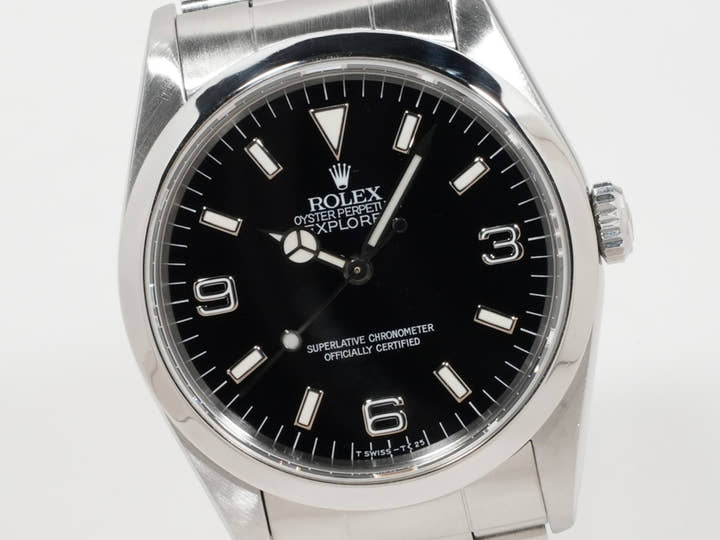 ロレックス エクスプローラーI Ref.14270 ステンレススチール ブラック文字盤