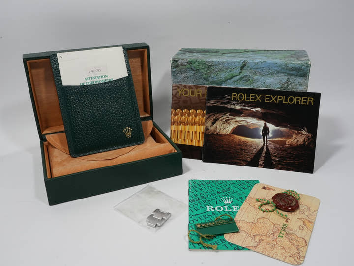 ロレックス エクスプローラーI Ref.14270 ステンレススチール ブラック文字盤