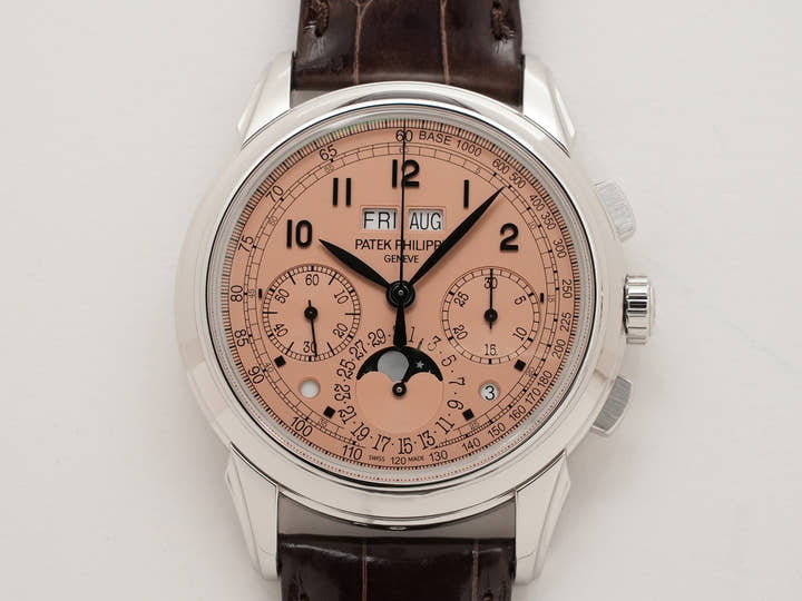 パテックフィリップ パーペチュアルカレンダー クロノグラフ Ref.5270P-001 プラチナ ゴールデンオパーリン文字盤