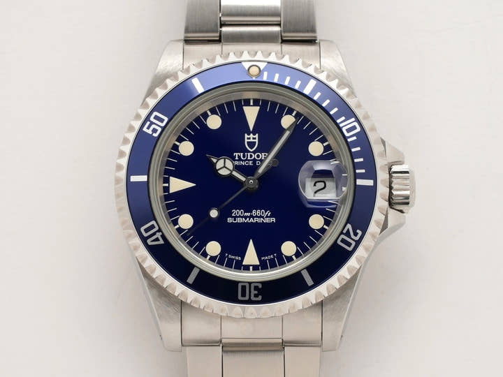チューダー(チュードル) サブマリーナデイト Ref.79190 ブルー文字盤 美品 997kgh7o