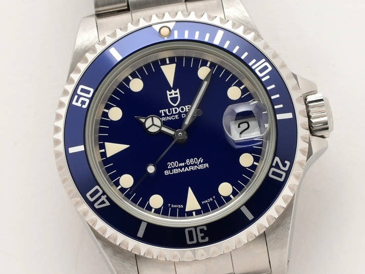 チューダー(チュードル) サブマリーナデイト Ref.79190 ブルー文字盤 美品 997kgh7o