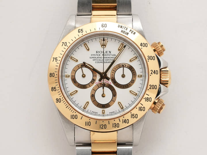 ロレックス デイトナ エルプリメロ Ref.16523 ステンレススチール/イエローゴールド ホワイト文字盤