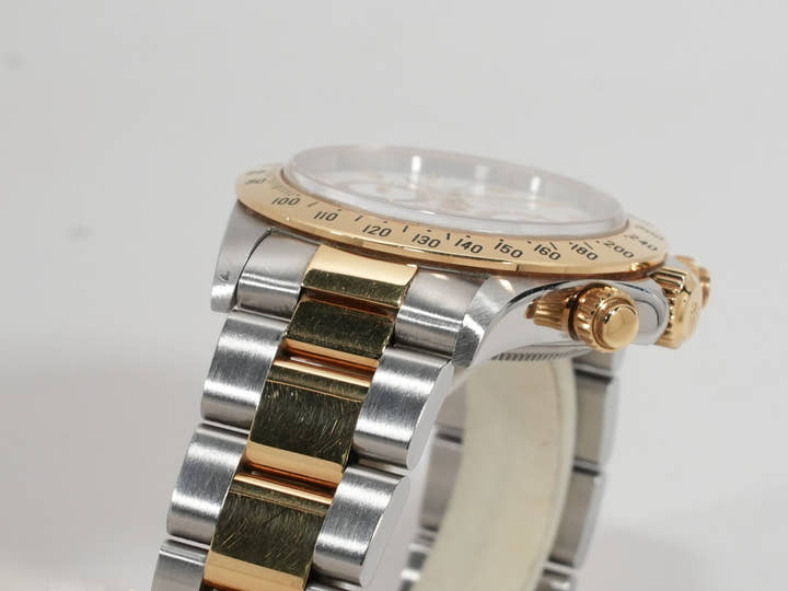 ロレックス デイトナ エルプリメロ Ref.16523 ステンレススチール/イエローゴールド ホワイト文字盤