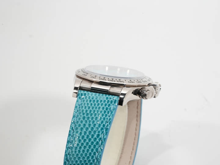 Rolex Daytona Ref. 116519 White Gold Turquoise Dial