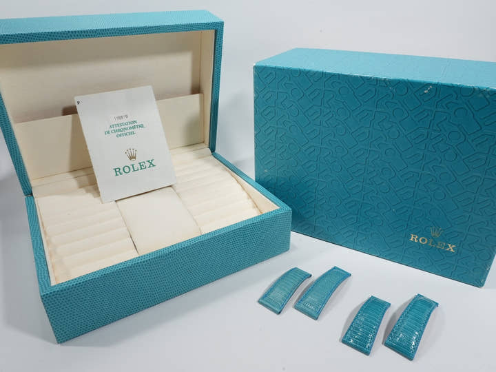 Rolex Daytona Ref. 116519 White Gold Turquoise Dial