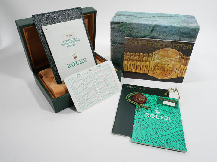 ロレックス デイトジャスト サンダーバード Ref.16263 ステンレススチール/イエローゴールド ブロンズ文字盤