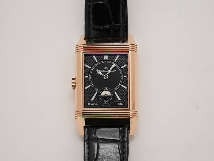 ジャガールクルト レベルソ クラシック デュオ スモールセコンド Ref.Q3842520 シルバーグレー文字盤 中古 5kw5yg8h