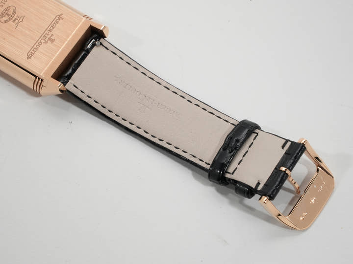 ジャガールクルト レベルソ クラシック デュオ スモールセコンド Ref.Q3842520 シルバーグレー文字盤 中古 5kw5yg8h