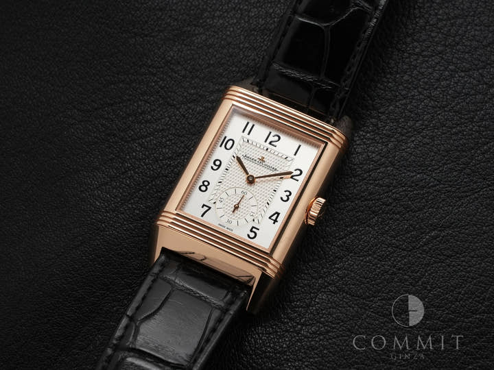 ジャガールクルト レベルソ クラシック デュオ スモールセコンド Ref.Q3842520 シルバーグレー文字盤 中古 5kw5yg8h