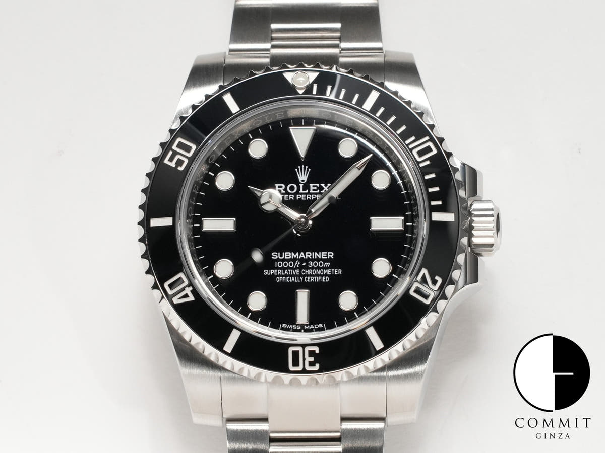 ロレックス サブマリーナー ノンデイト Ref.114060 ステンレススチール ブラック文字盤
