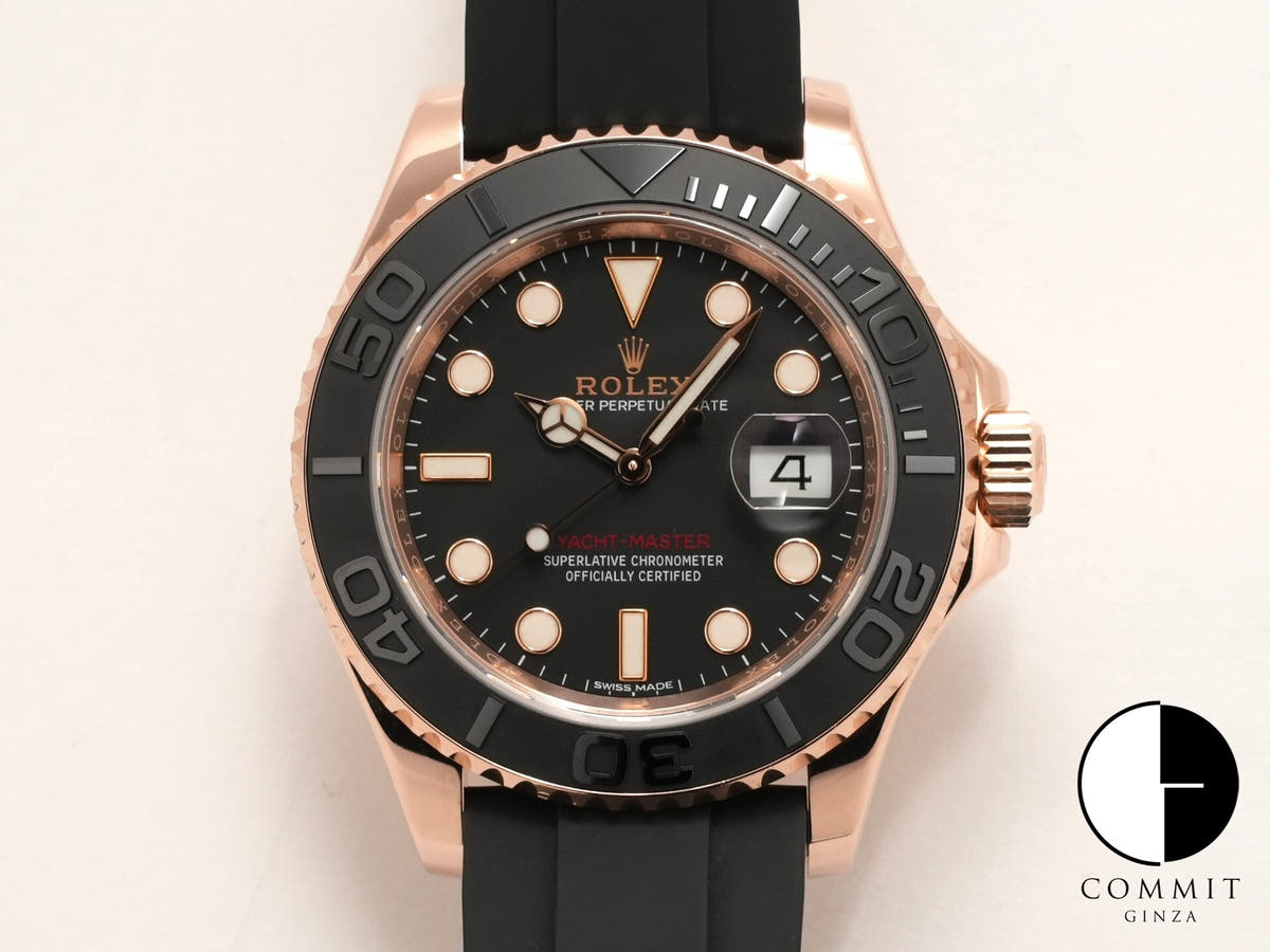 ロレックス ヨットマスター40 Ref.116655 エバーローズゴールド ブラック文字盤