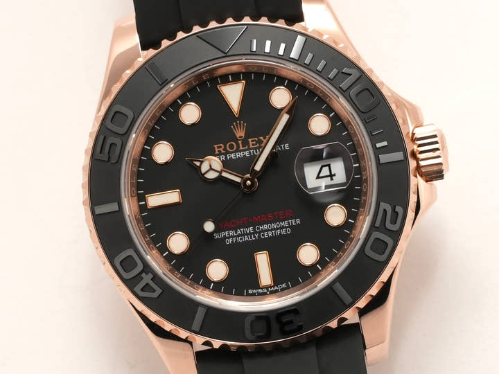 ロレックス ヨットマスター40 Ref.116655 エバーローズゴールド ブラック文字盤