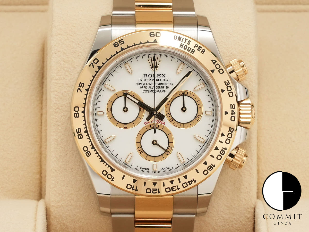 ロレックス デイトナ Ref.126503 ステンレススチール/イエローゴールド ホワイト文字盤