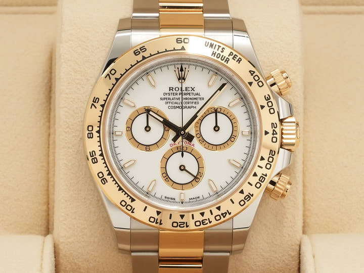 ロレックス デイトナ Ref.126503 ステンレススチール/イエローゴールド ホワイト文字盤