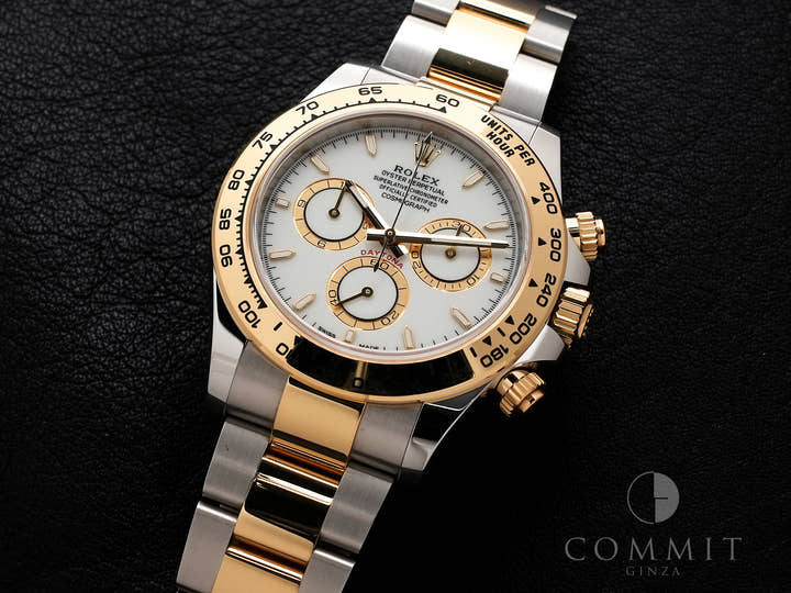 ロレックス デイトナ Ref.126503 ステンレススチール/イエローゴールド ホワイト文字盤