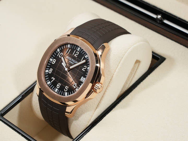 Patek Philippe Aquanaut Ref. 5167R-001 Rose Gold Brown Dial