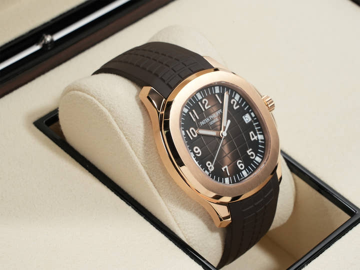 Patek Philippe Aquanaut Ref. 5167R-001 Rose Gold Brown Dial
