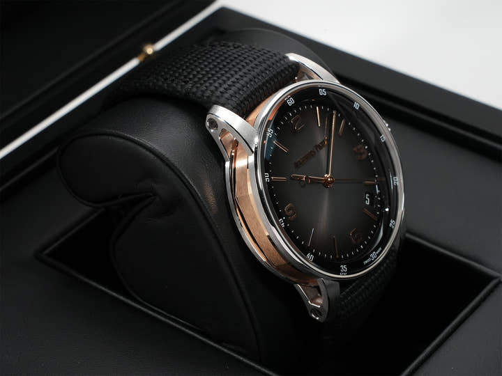 オーデマピゲ CODE 11.59 バイ オーデマ ピゲ Ref.15210CR.OO.A002CR.01 ホワイトゴールド/ピンクゴールド グレーラッカー文字盤