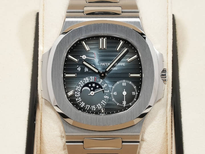 Patek Philippe Nautilus Petite Complication Ref. 5712/1A-001 Stainless Steel Blue Dial