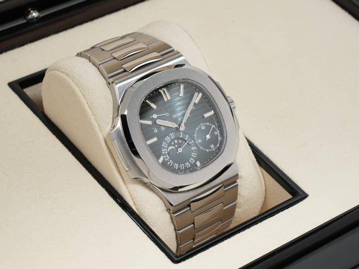 Patek Philippe Nautilus Petite Complication Ref. 5712/1A-001 Stainless Steel Blue Dial