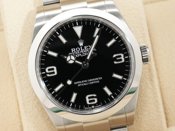 ロレックス エクスプローラー40 Ref.224270 ステンレススチール ブラック文字盤