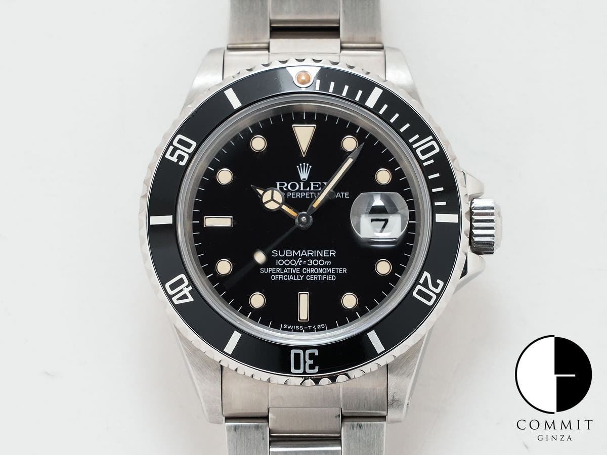 ロレックス サブマリーナー デイト Ref.16800 ステンレススチール ブラック文字盤