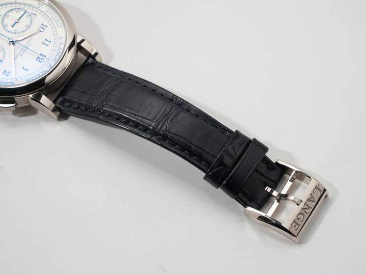 A. Lange & Söhne 1815 Chronograph Ref.414.026 Silver Dial Used 6i4f5jcc