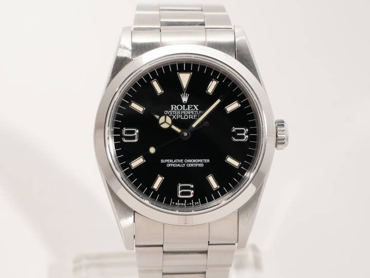 Rolex Explorer I Ref. 14270 Stainless Steel Black Dial