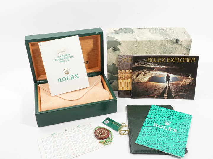 Rolex Explorer I Ref. 14270 Stainless Steel Black Dial