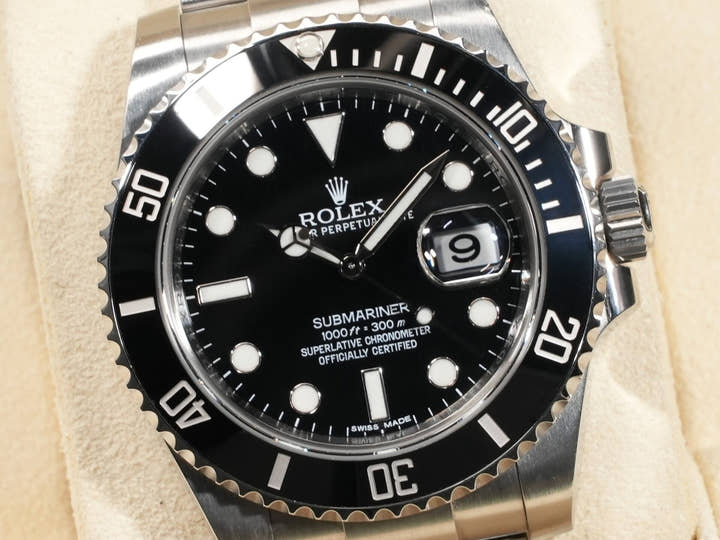 ロレックス サブマリーナー デイト Ref.116610LN ステンレススチール ブラック文字盤