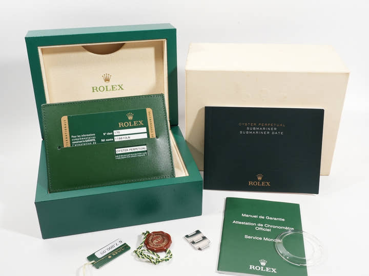 ロレックス サブマリーナー デイト Ref.116610LN ステンレススチール ブラック文字盤