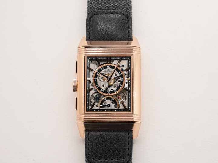 ジャガールクルト レベルソ トリビュート Ref.Q389257J ブラック/スケルトン文字盤 未使用 ooz77iyb