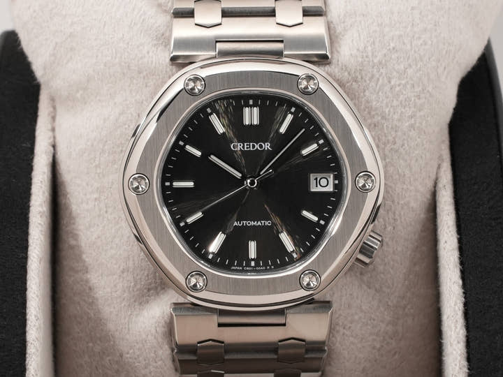 セイコー クレドール ロコモティブ Ref.GCCR999 ブラック文字盤 未使用 jgcgzp2w