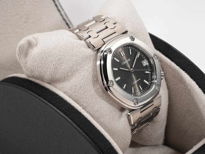 セイコー クレドール ロコモティブ Ref.GCCR999 ブラック文字盤 未使用 jgcgzp2w