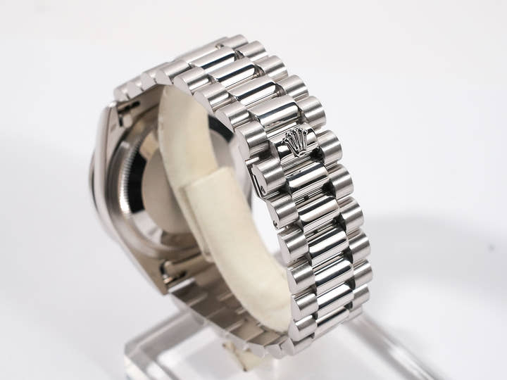 ロレックス デイデイト Ref.18346A プラチナ シルバー文字盤